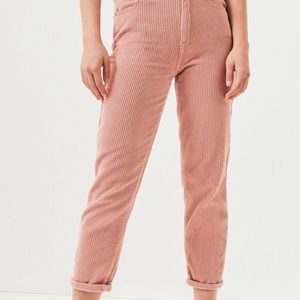 blush corduroy mom jeans